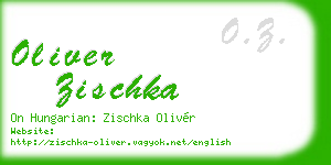 oliver zischka business card